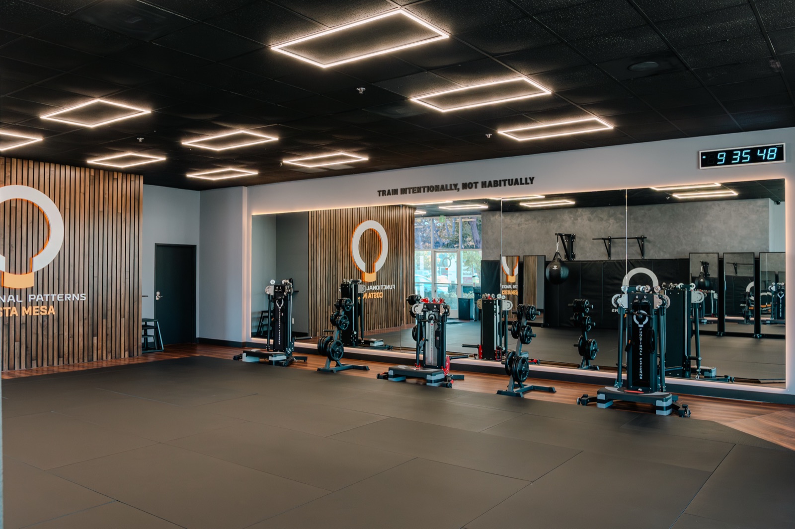 The Functional Patterns Costa Mesa training studio floor